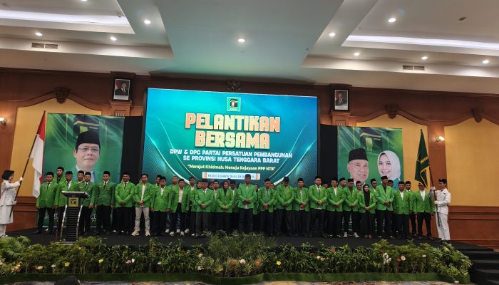 Mardiono Lantik Pengurus DPW dan DPC PPP NTB se-NTB, Konsolidasi Menuju Kejayaan 2029