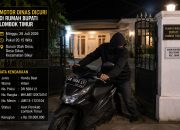 Rumah Bupati Lombok Timur Dibobol Maling, Motor Dinas Raib