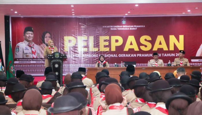 Wagub NTB Lepas 465 Kontingen Pramuka Ikuti Jamnas XII 2026