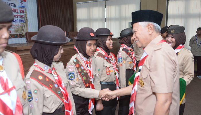 Bima Kirim 53 Kontingen Pramuka ke Jambore Nasional, Bupati Ady Mahyudi Minta Harumkan Nama Daerah