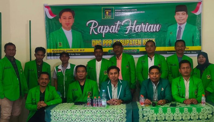 PPP Kabupaten Bima Bidik 7 Kursi DPRD, Muh. Erwin: Rawat Konstituen dan Jaga Integritas