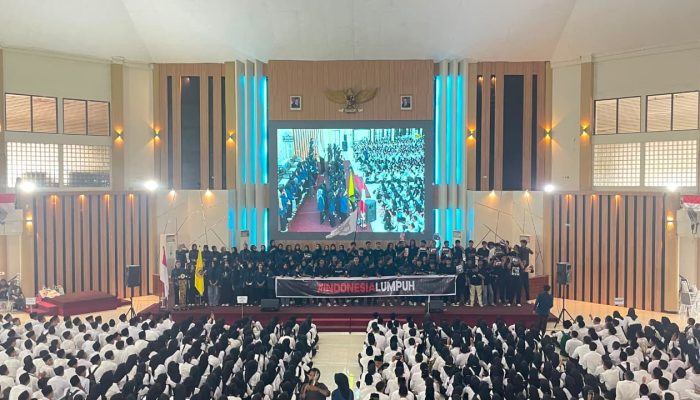 BEM Unram Deklarasikan Indonesia Lumpuh di Hadapan 6.800 Mahasiswa Baru