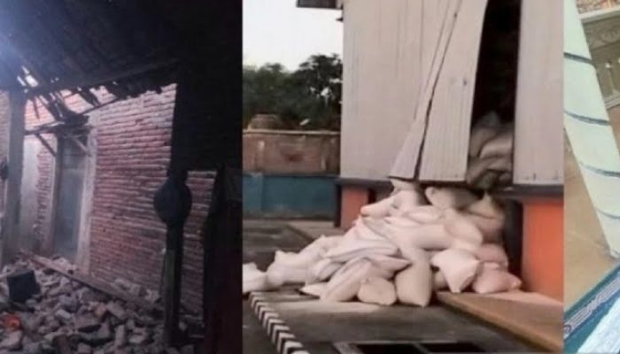 Gudang Bulog, Sejumlah Rumah Rusak dan 1 Orang Terluka di Bima Imbas Gempa NTT