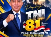 DPR RI Mori Hanafi: Selamat HUT TNI kr-81