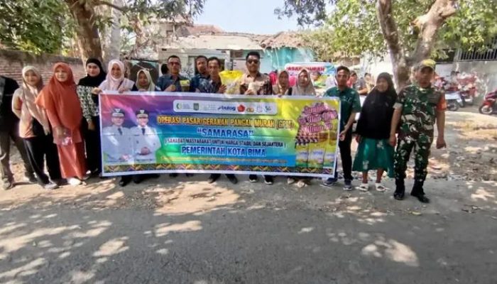 Gelar Pasar Murah di Rabadompu Timur, Pemkot Bima Sediakan 1,5 Ton Beras SPHP