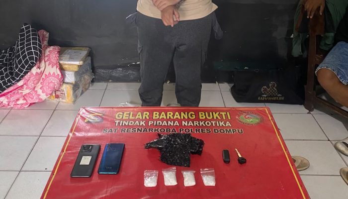 Polres Dompu Amankan 57,28 Gram Sabu di Karijawa Utara, Satu Pria Dibekuk