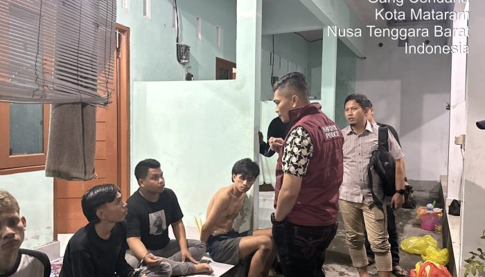 Gelar Operasi Sarang Narkoba, Polisi Tangkap Lima Mahasiswa di Mataram, Sabu 28,24 Gram Disita