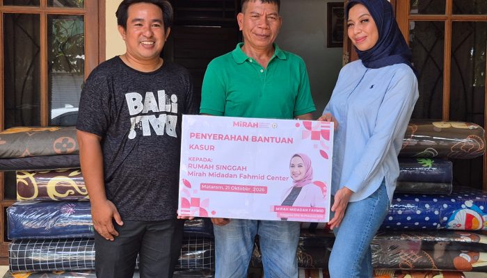 Salurkan Bantuan ke Rumah Singgah, Mirah Midadan Fahmid Ungkap  Arti Kepedulian