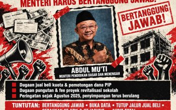 Dugaan Jual Beli Kuota PIP hingga Fee Revitalisasi, AMUK Siapkan Aksi Demonstrasi di Kemendikdasmen