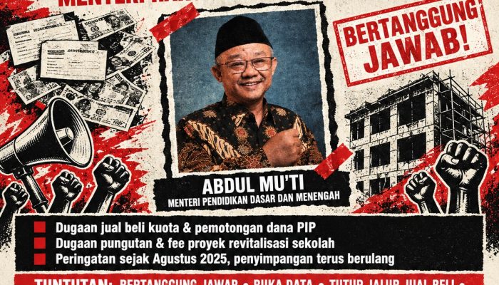 Dugaan Jual Beli Kuota PIP hingga Fee Revitalisasi, AMUK Siapkan Aksi Demonstrasi di Kemendikdasmen