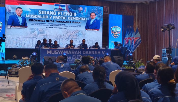 Mantan Kapolda NTB Hadi Gunawan Terpilih Aklamasi Pimpin Demokrat NTB 2026–2031
