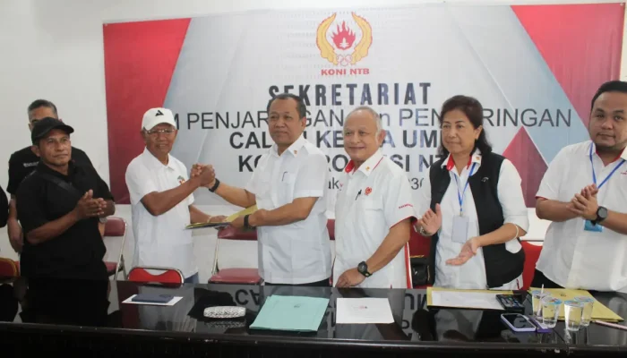 Mori Hanafi Resmi Kembali Maju Calon Ketua KONI NTB, Tim Serukan Sportifitas